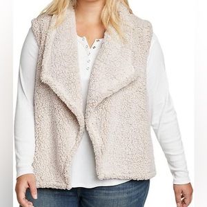 Eddie Bauer Brand Plush Sherpa Vest, size XL